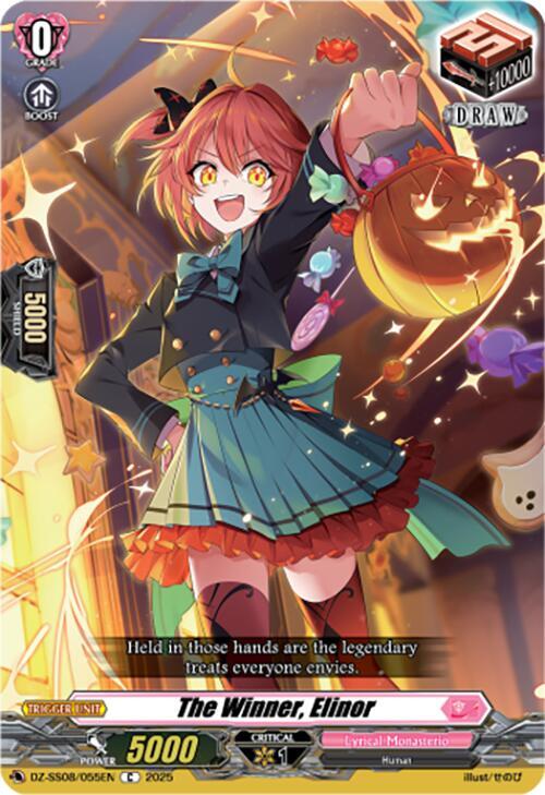 Cardfight Vanguard DZ-SS08: Festival Booster 2025 The Winner, Elinor  DZ-SS08/055EN - C