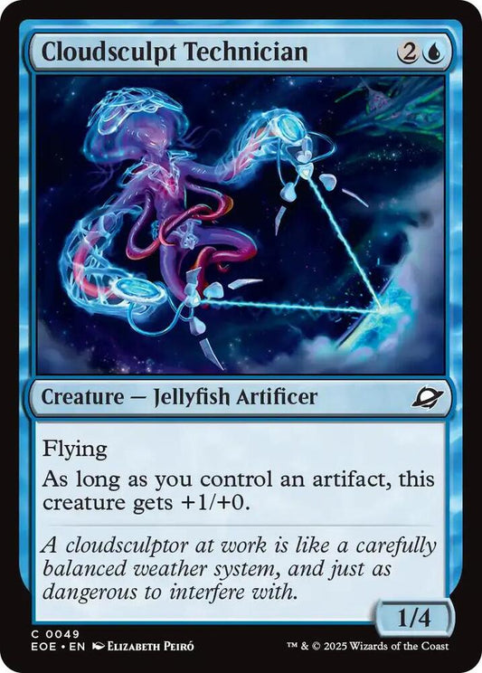 Magic: The Gathering Cards Edge of Eternities Cloudsculpt Technician  C