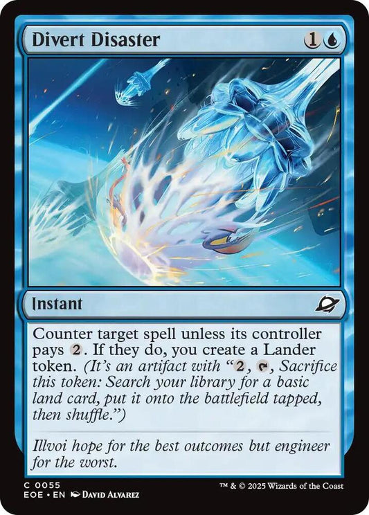 Magic: The Gathering Cards Edge of Eternities Divert Disaster  C