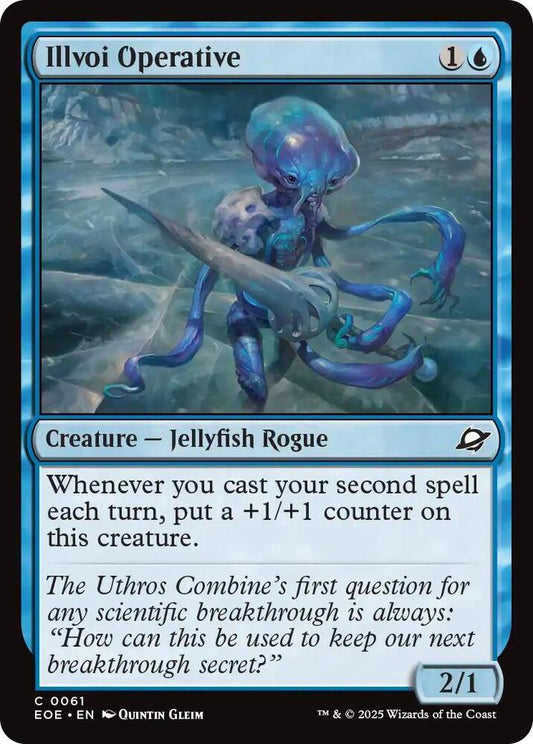 Magic: The Gathering Cards Edge of Eternities Illvoi Operative  C Foil