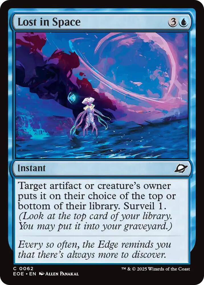 Magic: The Gathering Cards Edge of Eternities Lost In Space  C