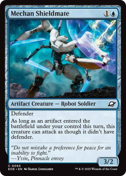 Magic: The Gathering Cards Edge of Eternities Mechan Shieldmate  C