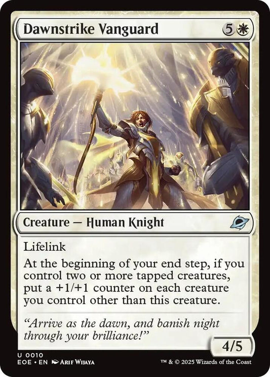 Magic: The Gathering Cards Edge of Eternities Dawnstrike Vanguard  U