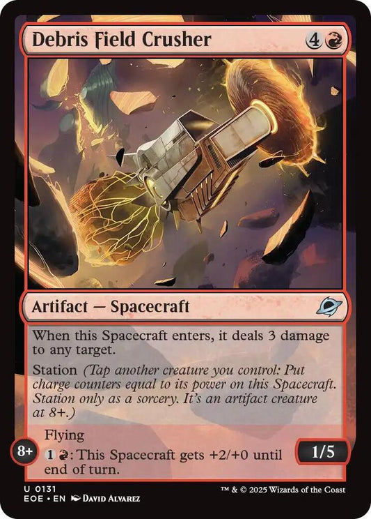 Magic: The Gathering Cards Edge of Eternities Debris Field Crusher  U