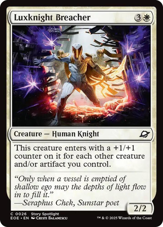 Magic: The Gathering Cards Edge of Eternities Luxknight Breacher  C