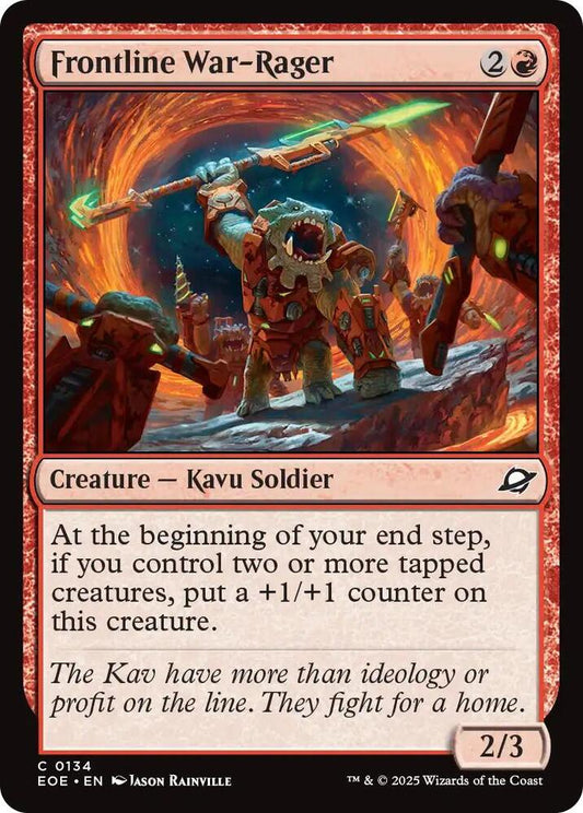 Magic: The Gathering Cards Edge of Eternities Frontline War-Rager  C