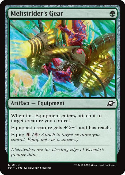 Magic: The Gathering Cards Edge of Eternities Meltstrider's Gear  C