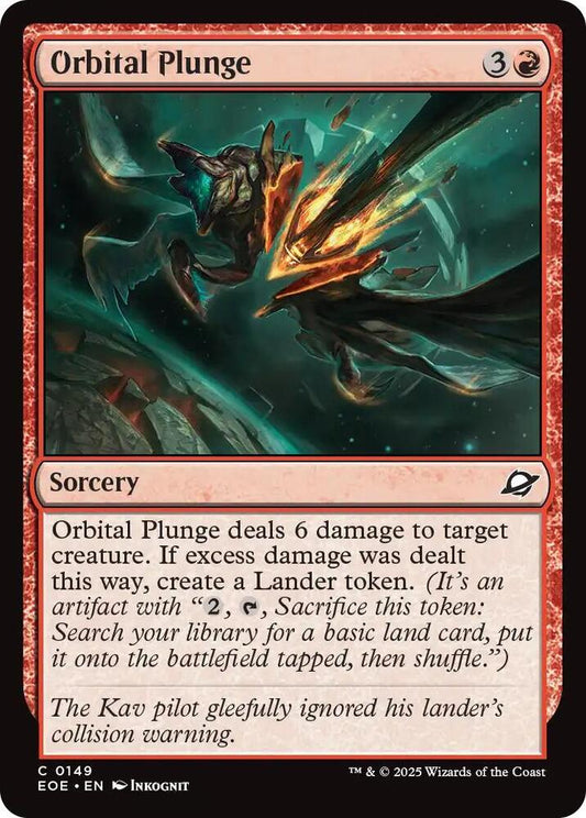 Magic: The Gathering Cards Edge of Eternities Orbital Plunge  C
