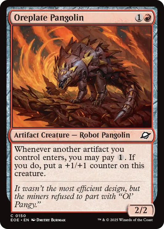 Magic: The Gathering Cards Edge of Eternities Oreplate Pangolin  C