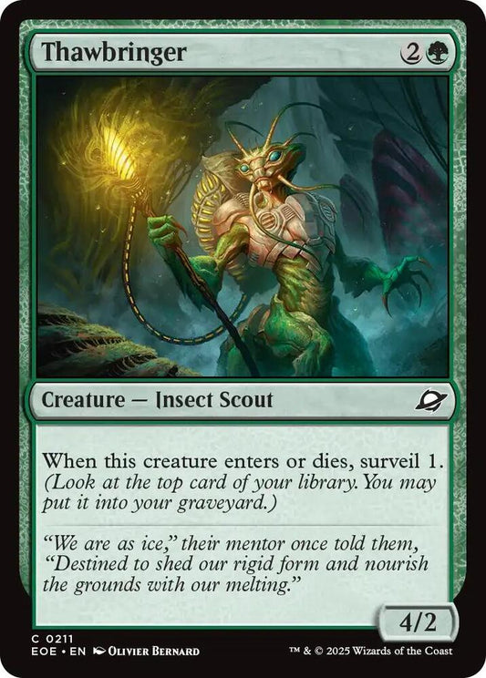 Magic: The Gathering Cards Edge of Eternities Thawbringer  C Foil