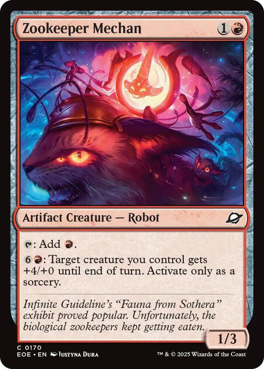 Magic: The Gathering Cards Edge of Eternities Zookeeper Mechan  C