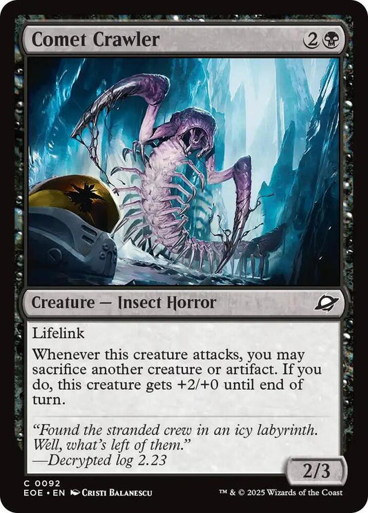Magic: The Gathering Cards Edge of Eternities Comet Crawler  C Foil