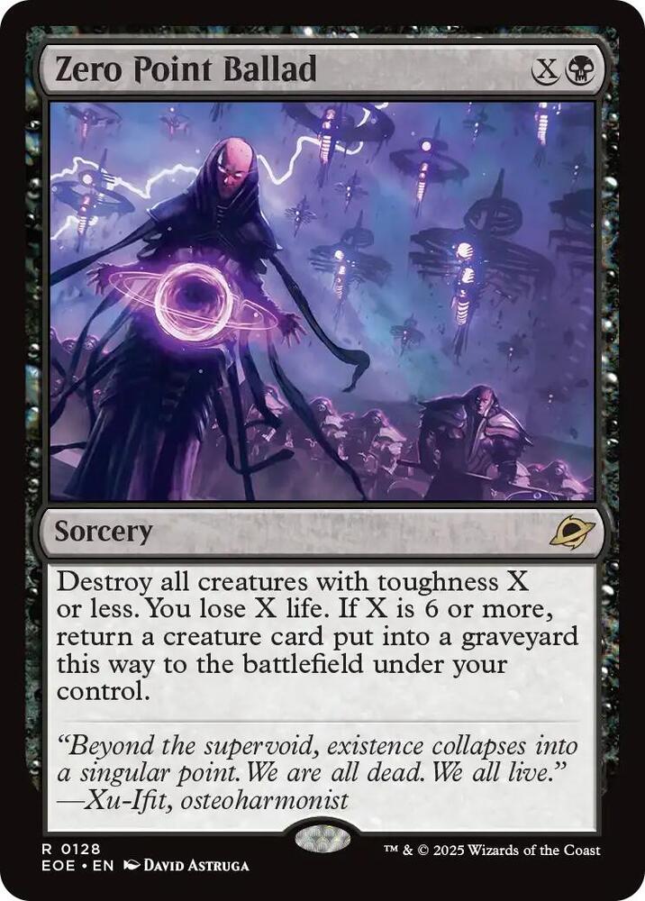 Magic: The Gathering Cards Edge of Eternities Zero Point Ballad  R