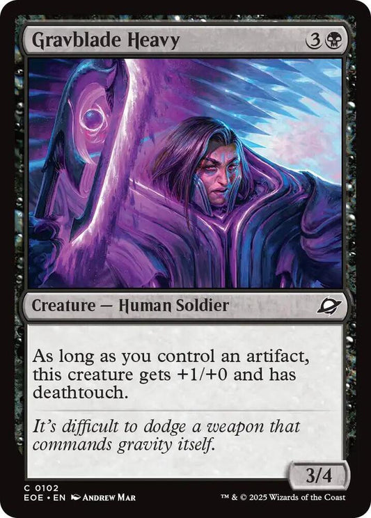 Magic: The Gathering Cards Edge of Eternities Gravblade Heavy  C