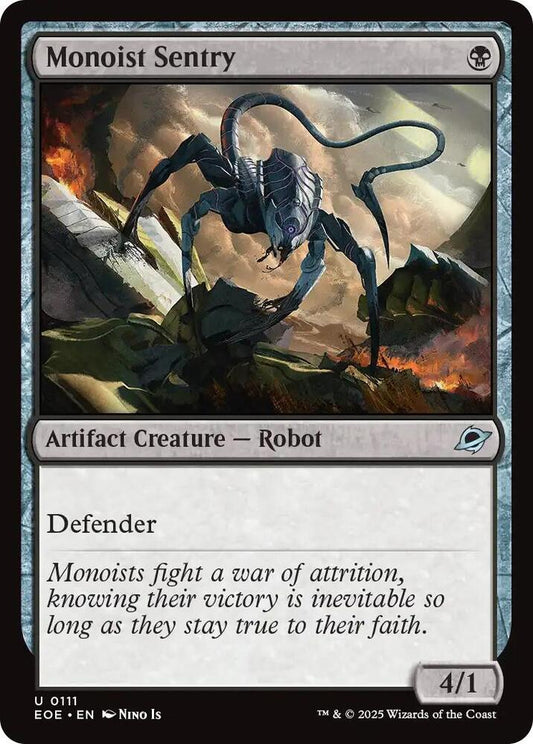 Magic: The Gathering Cards Edge of Eternities Monoist Sentry  U