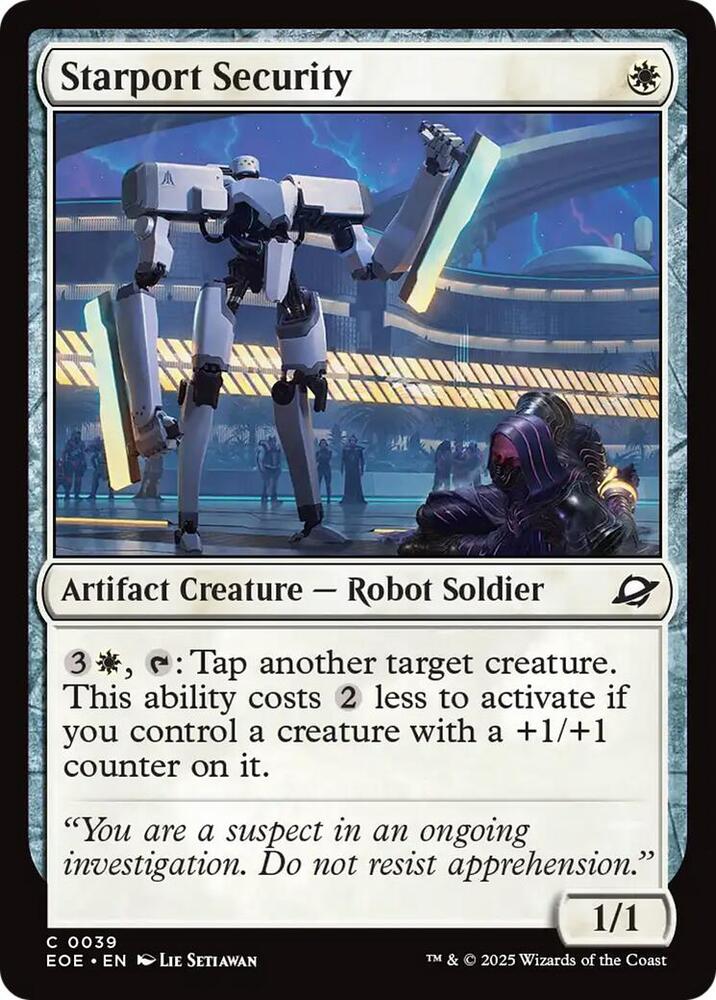 Magic: The Gathering Cards Edge of Eternities Starport Security  C