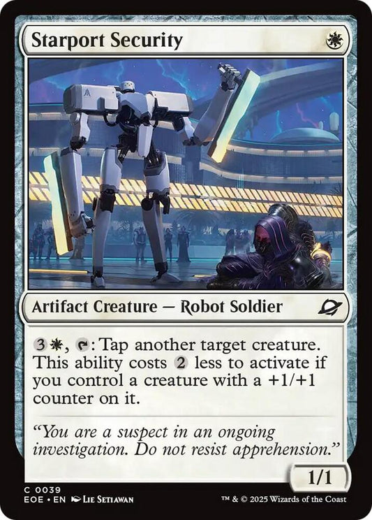 Magic: The Gathering Cards Edge of Eternities Starport Security  C