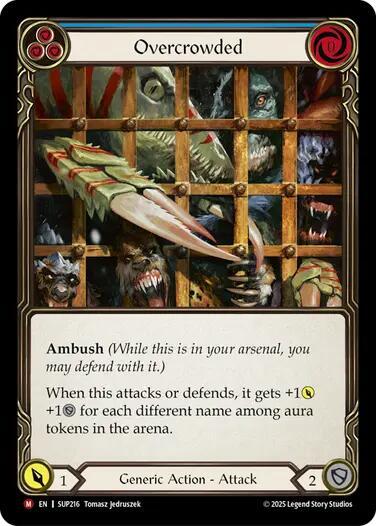 Flesh and Blood TCG Super Slam Overcrowded SUP216 Majestic