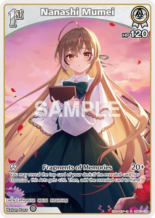 hololive OFFICIAL CARD GAME Blooming Radiance Nanashi Mumei (S) (hBP01-018) hBP01-018 Special