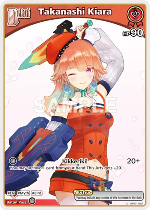 hololive OFFICIAL CARD GAME Blooming Radiance Takanashi Kiara (C) (hBP01-062) hBP01-062 Common