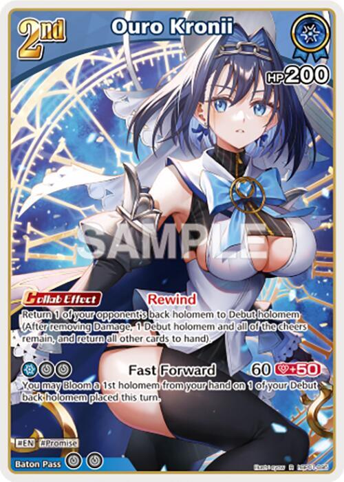 hololive OFFICIAL CARD GAME Blooming Radiance Ouro Kronii (R) hBP01-095 Rare Near Mint Foil