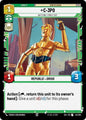 Star Wars Unlimited Secrets of Power C-3PO - Anything I Might Do? 93/264 Uncommon Near Mint