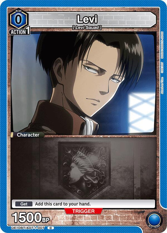 Union Arena UE10BT: Attack on Titan Levi (007) UE10BT/AOT-1-007 Common