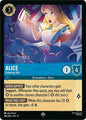 Disney Lorcana Fabled Alice - Growing Girl 160/204 Super Rare