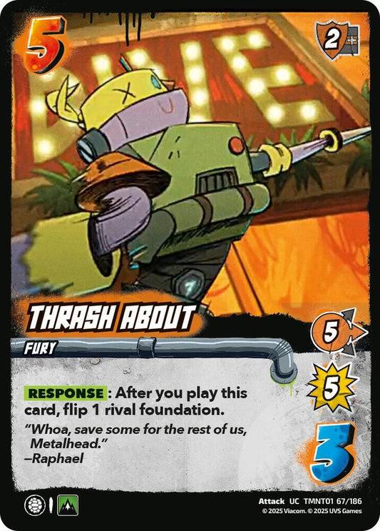 UniVersus Teenage Mutant Ninja Turtles Thrash About TMNT01 67/186 Uncommon