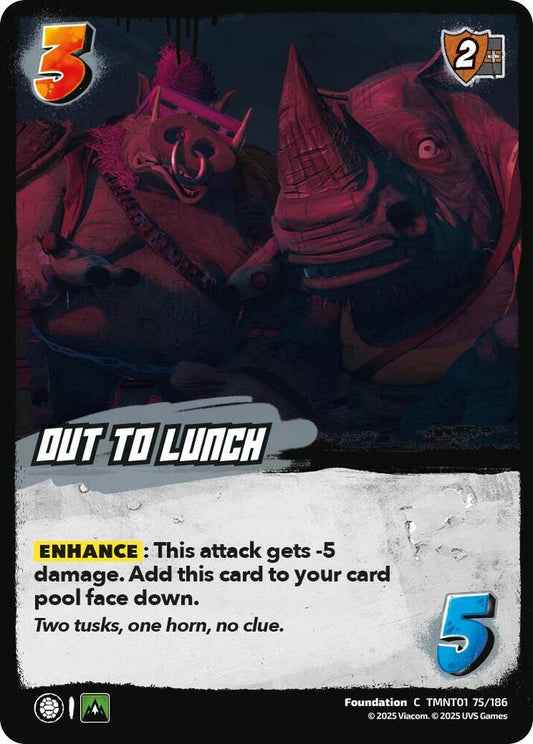 UniVersus Teenage Mutant Ninja Turtles Out to Lunch TMNT01 75/186 Common