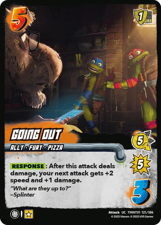 UniVersus Teenage Mutant Ninja Turtles Going Out TMNT01 121/186 Uncommon