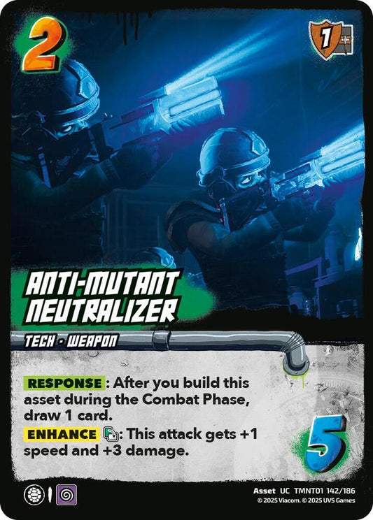 UniVersus Teenage Mutant Ninja Turtles Anti-Mutant Neutralizer TMNT01 142/186 Uncommon
