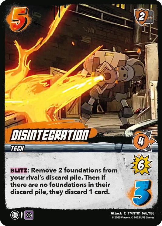 UniVersus Teenage Mutant Ninja Turtles Disintegration TMNT01 146/186 Common