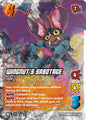 UniVersus Teenage Mutant Ninja Turtles Wingnut's Sabotage TMNT01 152/186 Ultra Rare
