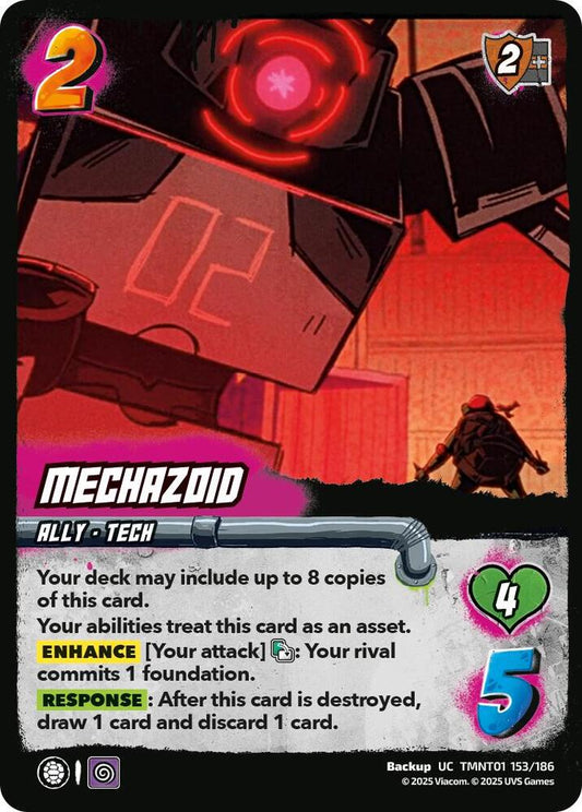 UniVersus Teenage Mutant Ninja Turtles Mechazoid TMNT01 153/186 Uncommon