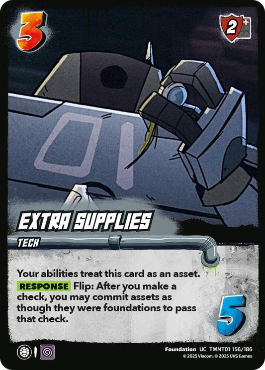 UniVersus Teenage Mutant Ninja Turtles Extra Supplies TMNT01 156/186 Uncommon