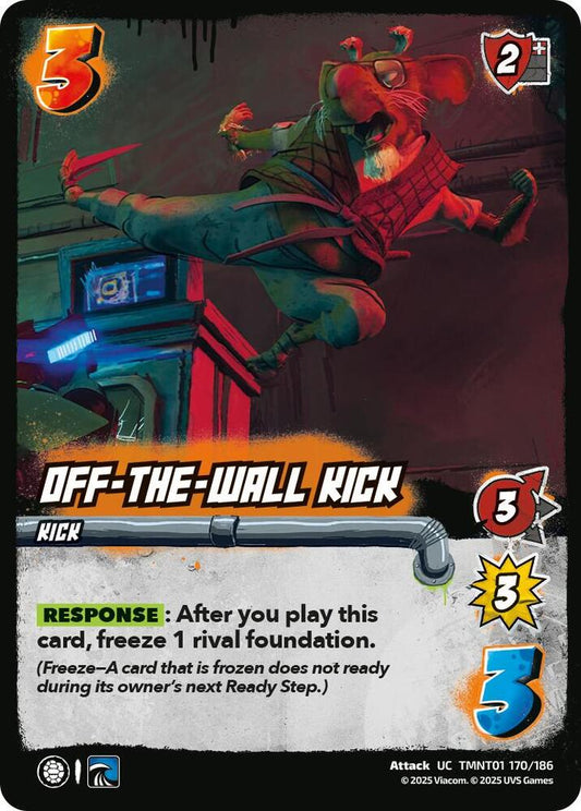 UniVersus Teenage Mutant Ninja Turtles Off-the-Wall Kick TMNT01 170/186 Uncommon