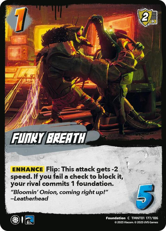 UniVersus Teenage Mutant Ninja Turtles Funky Breath TMNT01 177/186 Common