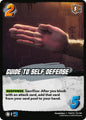 UniVersus Teenage Mutant Ninja Turtles Guide to Self Defense TMNT01 179/186 Common Near Mint