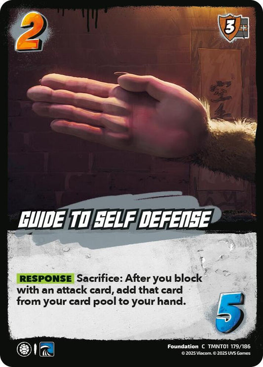 UniVersus Teenage Mutant Ninja Turtles Guide to Self Defense TMNT01 179/186 Common