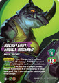 UniVersus Teenage Mutant Ninja Turtles Rocksteady, Easily Angered (Alternate Art) TMNT01 206/186 Character Common Alternate Art Near Mint Foil
