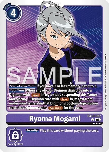 Digimon TCG Sinister Order Ryoma Mogami EX10-067 U Uncommon
