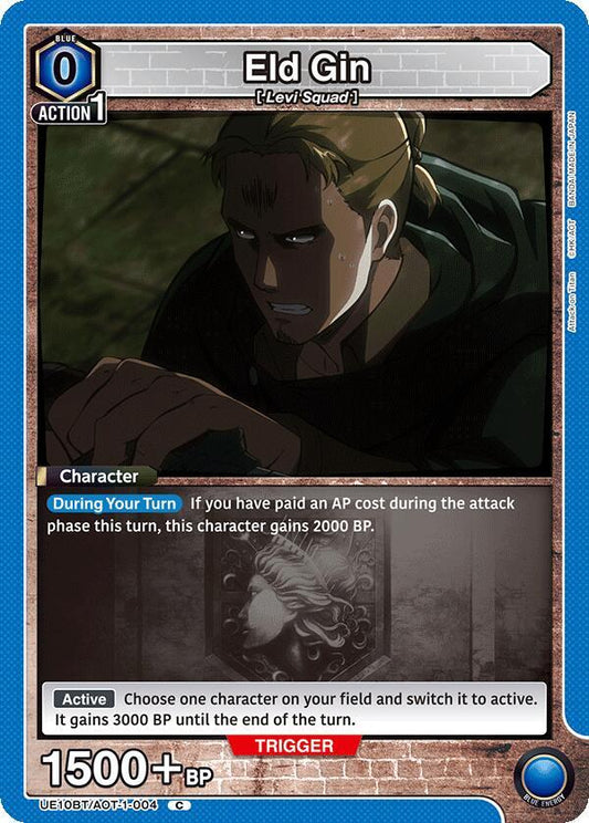 Union Arena UE10BT: Attack on Titan Eld Gin UE10BT/AOT-1-004 Common