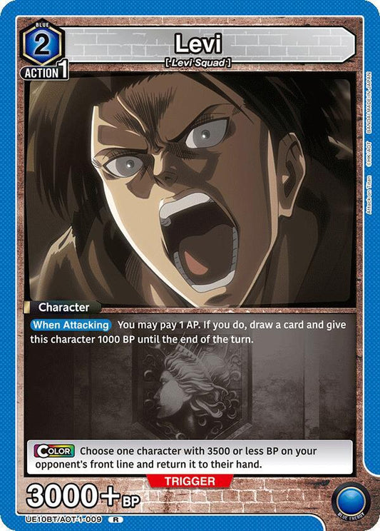 Union Arena UE10BT: Attack on Titan Levi (009) UE10BT/AOT-1-009 Rare