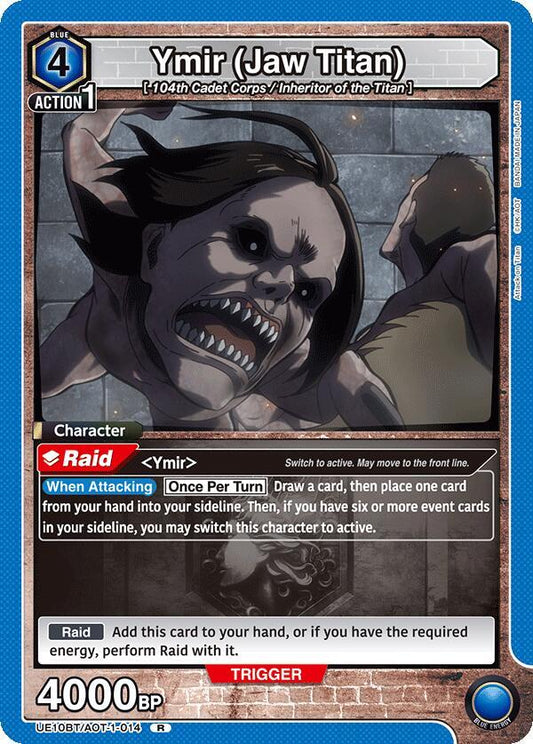Union Arena UE10BT: Attack on Titan Ymir (Jaw Titan) UE10BT/AOT-1-014 Rare