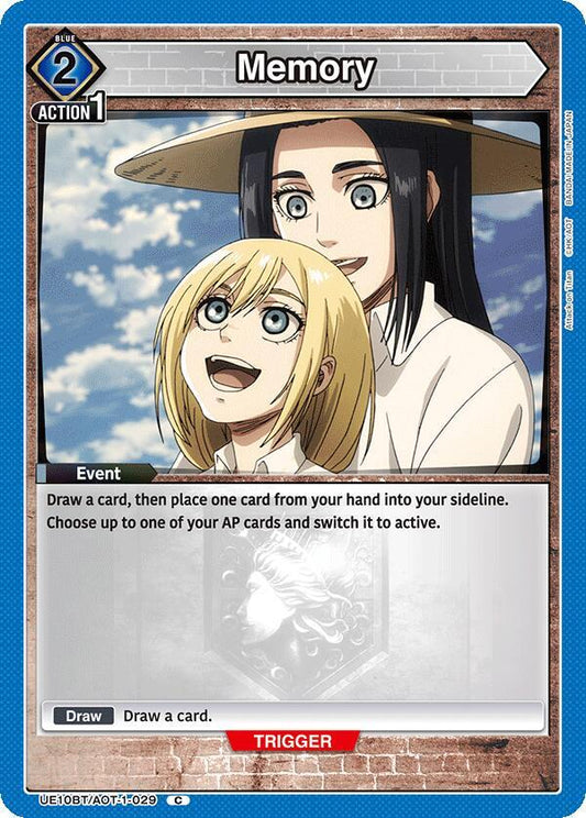 Union Arena UE10BT: Attack on Titan Memory UE10BT/AOT-1-029 Common