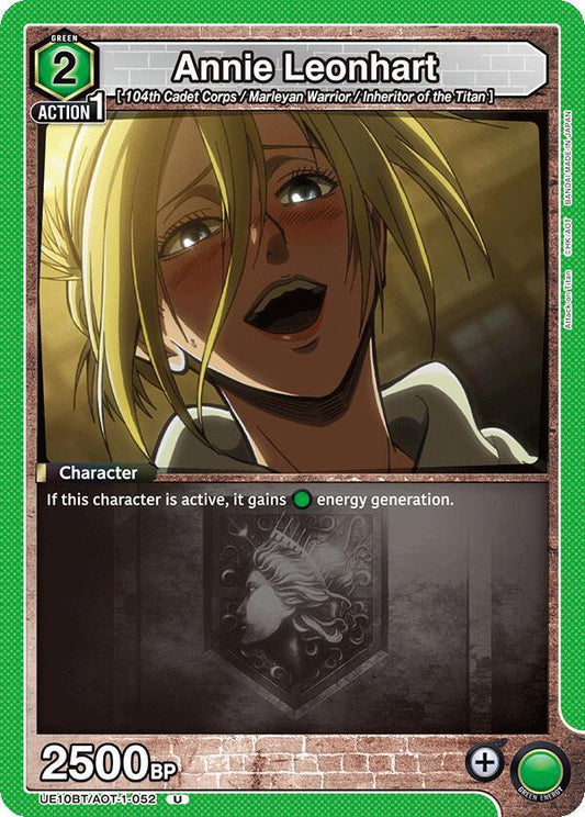 Union Arena UE10BT: Attack on Titan Annie Leonhart (052) UE10BT/AOT-1-052 Uncommon