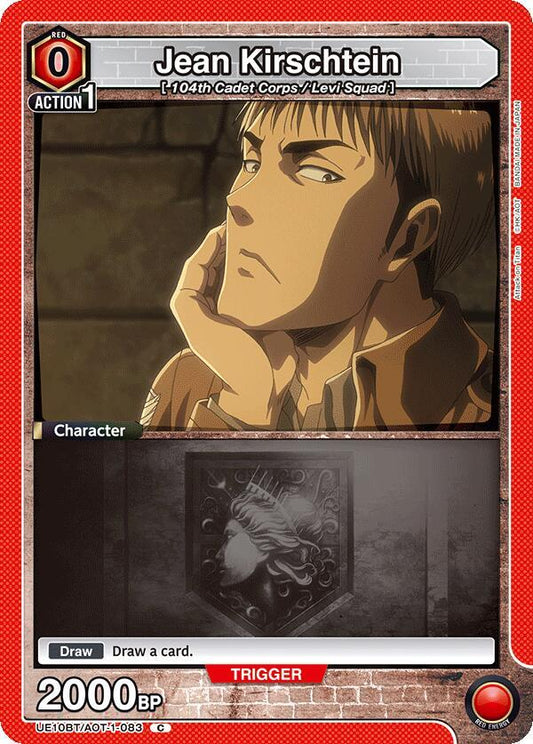 Union Arena UE10BT: Attack on Titan Jean Kirschtein (083) UE10BT/AOT-1-083 Common