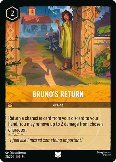 Disney Lorcana Fabled Bruno's Return 29/204 Uncommon