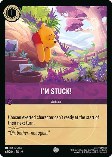 Disney Lorcana Fabled I'm Stuck! 63/204 Common